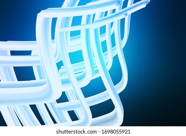 Fondo negro vectorial de color azul oscuro. Brillante ilustración colorida de estilo elegante. Nueva forma de tu diseño.