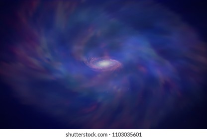 Dark BLUE vector cover with astronomical stars. Shining illustration with sky stars on abstract template. Pattern for astrology websites.