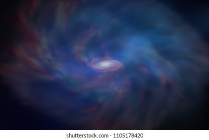Dark BLUE vector cover with astronomical stars. Modern abstract illustration with Big Dipper stars. Smart design for your business advert.