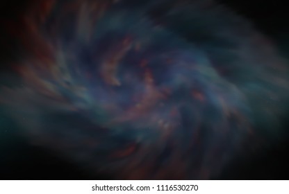 Dark BLUE vector cover with astronomical stars. Shining illustration with sky stars on abstract template. Pattern for astrology websites.