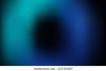 Dark BLUE vector cover with astronomical stars. Shining illustration with sky stars on abstract template. Pattern for astronomy websites.