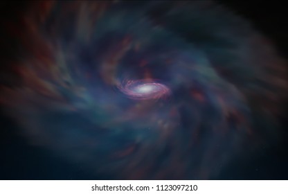 Dark BLUE vector cover with astronomical stars. Glitter abstract illustration with colorful cosmic stars. Template for cosmic backgrounds.