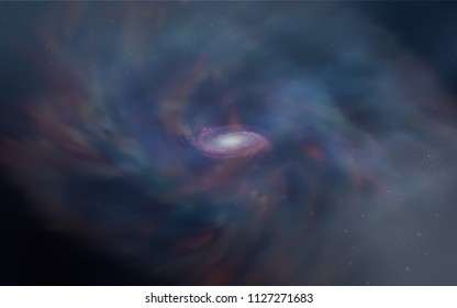 Dark BLUE vector cover with astronomical stars. Modern abstract illustration with Big Dipper stars. Smart design for your business advert.