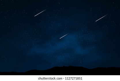 Dark BLUE vector cover with astronomical stars. Modern abstract illustration with Big Dipper stars. Smart design for your business advert.