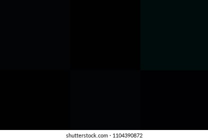 Dark BLUE vector cover with colorful palette. Shining palette with spectrum of colors. Set of colors for clever designers.