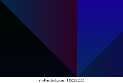 Dark BLUE vector cover with colorful palette. Abstract palette with samples of rainbow colors. Pattern of colors for designers of booklets, leaflets.
