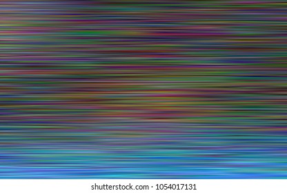 Dark BLUE vector cover with long lines. Decorative shining illustration with lines on abstract template. The template can be used as a background.