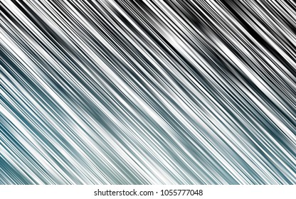 Dark BLUE vector cover with long lines. Glitter abstract illustration with colored sticks. The pattern can be used as ads, poster, banner for commercial.