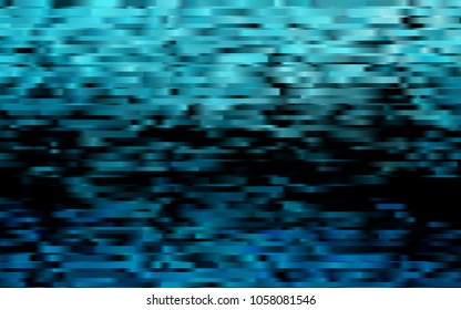 Dark BLUE vector cover with long lines. Glitter abstract illustration with colored sticks. The pattern can be used for websites.