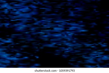 Dark BLUE vector cover with long lines. Decorative shining illustration with lines on abstract template. The pattern can be used as ads, poster, banner for commercial.