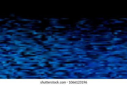 Dark BLUE vector cover with long lines. Blurred decorative design in simple style with lines. The pattern can be used as ads, poster, banner for commercial.