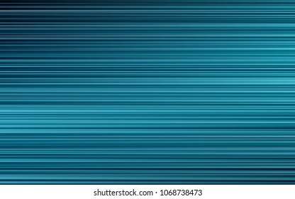 Dark BLUE vector cover with long lines. Modern geometrical abstract illustration with staves. The template can be used as a background.
