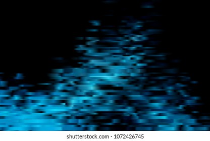 Dark BLUE vector cover with long lines. Blurred decorative design in simple style with lines. Best design for your ad, poster, banner.