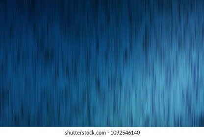 Dark BLUE vector cover with long lines. Modern geometrical abstract illustration with staves. Best design for your ad, poster, banner.