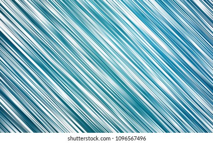 Dark BLUE vector cover with long lines. Modern geometrical abstract illustration with staves. The template can be used as a background.