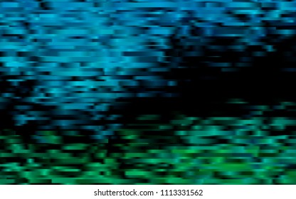 Dark BLUE vector cover with long lines. Shining colored illustration with narrow lines. The pattern can be used as ads, poster, banner for commercial.
