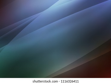 Dark BLUE vector cover with long lines. Blurred decorative design in simple style with lines. The pattern can be used as ads, poster, banner for commercial.