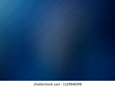 Dark BLUE vector cover with long lines. Modern geometrical abstract illustration with staves. Smart design for your business advert.