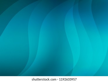 Dark BLUE vector cover with long lines. Modern geometrical abstract illustration with staves. The pattern can be used for busines ad, booklets, leaflets