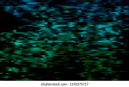 Dark BLUE vector cover with long lines. Blurred decorative design in simple style with lines. The template can be used as a background.