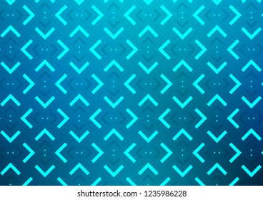 Dark BLUE vector cover with long lines. Blurred decorative design in simple style with lines. The pattern can be used for websites.