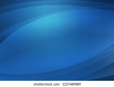 Dark BLUE vector cover with long lines. Decorative shining illustration with lines on abstract template. Smart design for your business advert.