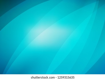 Dark BLUE vector cover with long lines. Lines on blurred abstract background with gradient. The pattern can be used for busines ad, booklets, leaflets