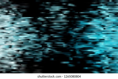 Dark BLUE vector cover with long lines. Shining colored illustration with narrow lines. Smart design for your business advert.