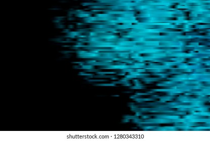 Dark BLUE vector cover with long lines. Blurred decorative design in simple style with lines. The pattern can be used for websites.