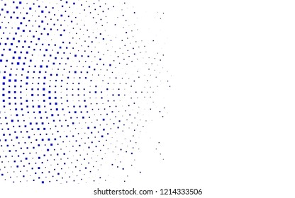 Dark BLUE vector cover in polygonal style. Glitter abstract illustration with rectangular shapes. Smart design for your business advert.