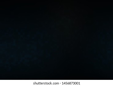 Dark BLUE vector cover in polygonal style. Glitter abstract illustration with rectangular shapes. Pattern can be used for websites.