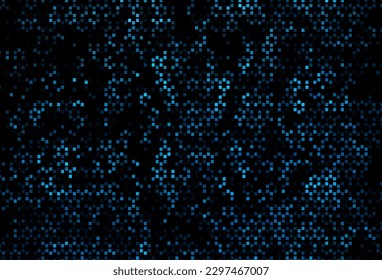 Dunkle BLAUE Vektorgrafik mit polygonalem Stil. Schöne Abbildung mit Rechtecken und Quadraten. Moderne Vorlage für Ihre Werbeaktion.