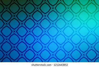 Dark BLUE vector cover with small and big stars. Glitter abstract illustration with colored stars. Pattern for wrapping gifts.