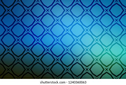 Dark BLUE vector cover with small and big stars. Shining colored illustration with stars. Pattern for wrapping gifts.