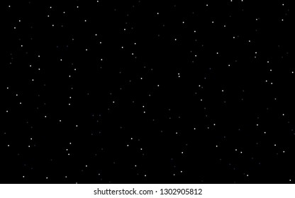 Dark BLUE vector cover with small and big stars. Modern geometrical abstract illustration with stars. The pattern can be used for wrapping gifts.