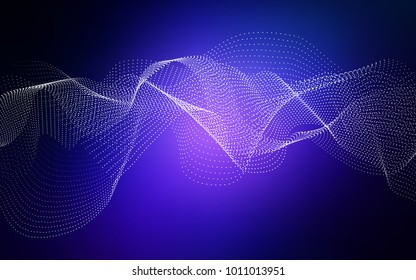 Dark BLUE vector cover with spots. Abstract illustration with colored bubbles in nature style. The pattern can be used for beautiful websites.