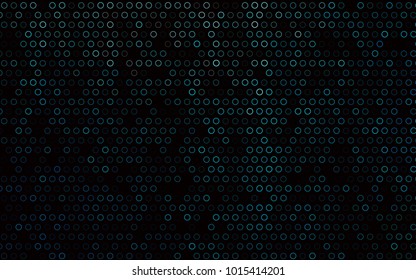 Dark BLUE vector  cover with spots. Modern abstract illustration with colorful water drops. Beautiful design for your business natural advert.