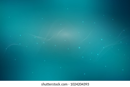 Dark BLUE vector cover with spots. Illustration with set of shining colorful abstract circles. New design for ad, poster, banner of your website.