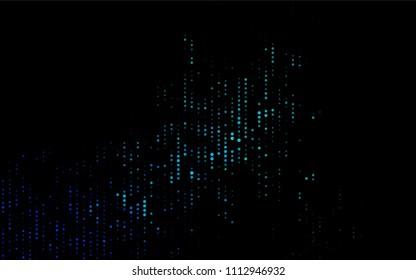Dark BLUE vector  cover with spots. Blurred bubbles on abstract background with colorful gradient. Completely new template for your brand book.
