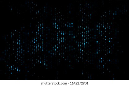Dark BLUE vector  cover with spots. Blurred decorative design in abstract style with bubbles. Beautiful design for your business natural advert.