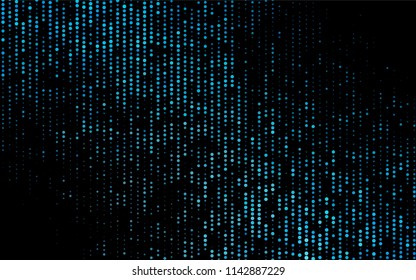 Dark BLUE vector  cover with spots. Illustration with set of shining colorful abstract circles. Completely new template for your brand book.