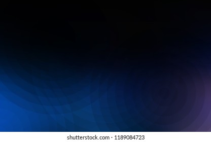 Dark BLUE vector cover with spots. Abstract illustration with colored bubbles in nature style. Pattern can be used as texture of wallpapers.