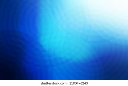 Dark BLUE vector cover with spots. Modern abstract illustration with colorful water drops. Completely new template for your brand book.