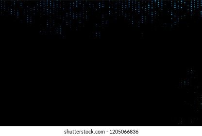 Dark BLUE vector  cover with spots. Abstract illustration with colored bubbles in nature style. Beautiful design for your business natural advert.