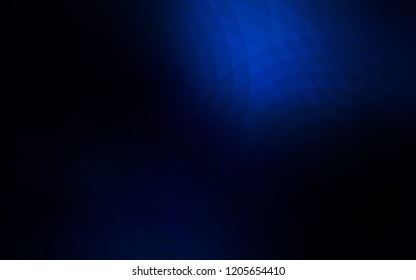 Dark BLUE vector cover with spots. Illustration with set of shining colorful abstract circles. Beautiful design for your business advert.