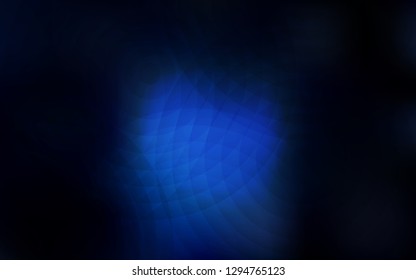 Dark BLUE vector cover with spots. Modern abstract illustration with colorful water drops. Completely new template for your brand book.