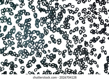 Tapa vectorial azul oscuro con puntos. Diseño decorativo borroso en estilo abstracto con burbujas. Diseño para anuncios comerciales.