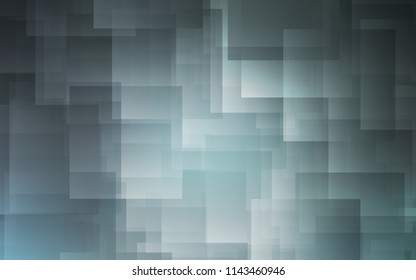 Dark BLUE vector cover with stright stripes. Glitter abstract illustration with colored sticks. Template for your beautiful backgrounds.