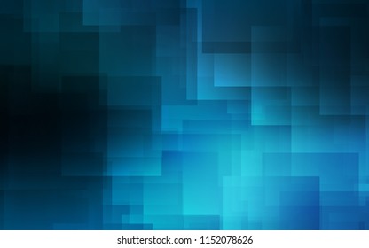 Dark BLUE vector cover with stright stripes. Modern geometrical abstract illustration with Lines. Best design for your ad, poster, banner.