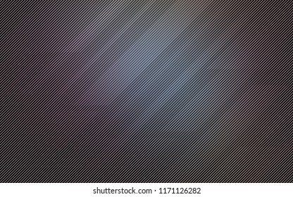 Dark BLUE vector cover with stright stripes. Lines on blurred abstract background with gradient. Pattern for ads, posters, banners.